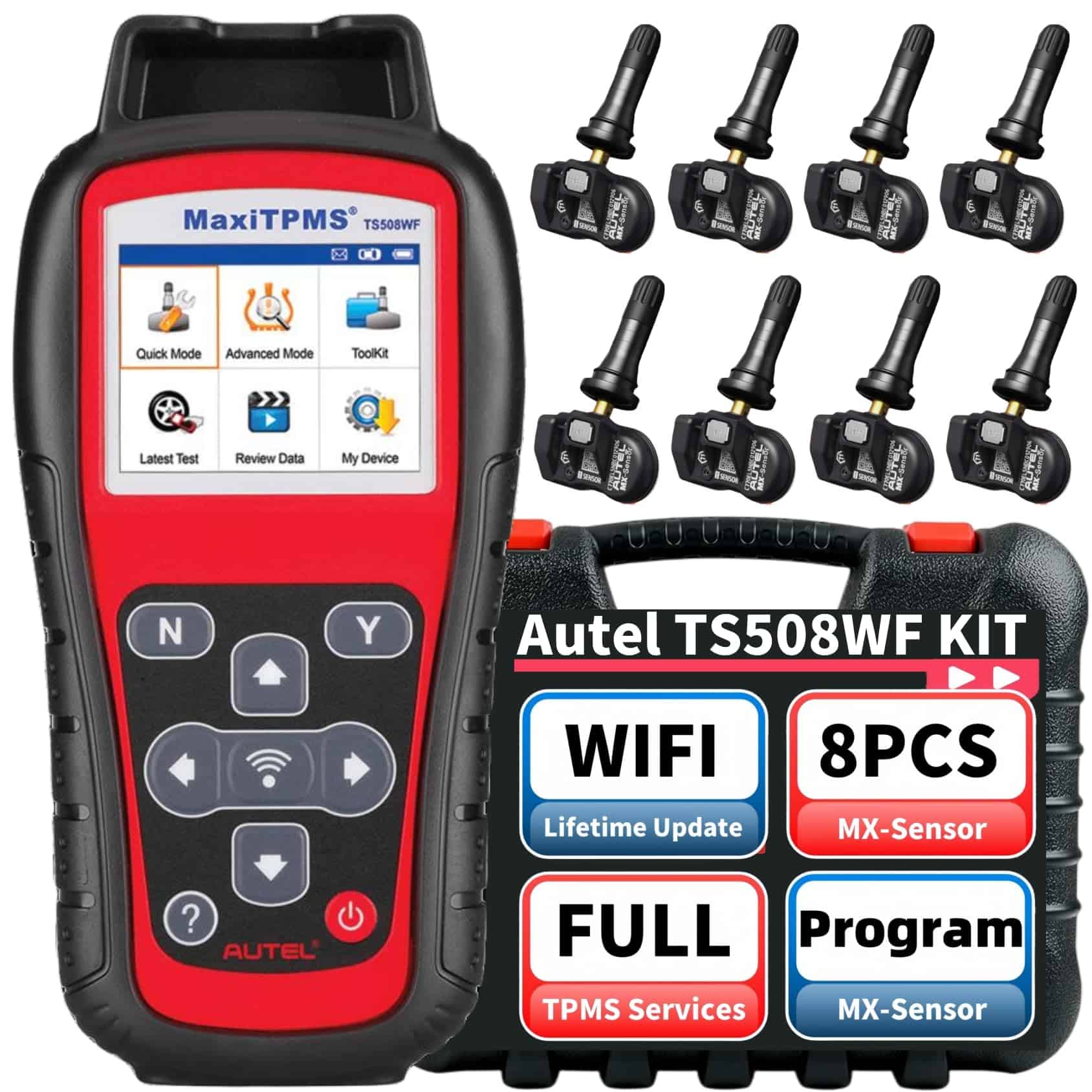 Autel MaxiTPMS TS508WF KIT, Herramienta de -508 TS501
