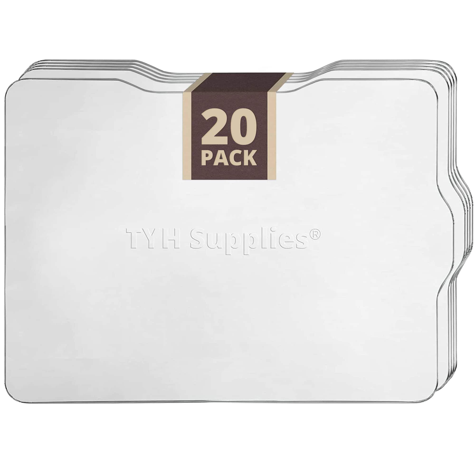 TYH Supplies 20 Pack Drip Tray Liners for Grill | - - Folded