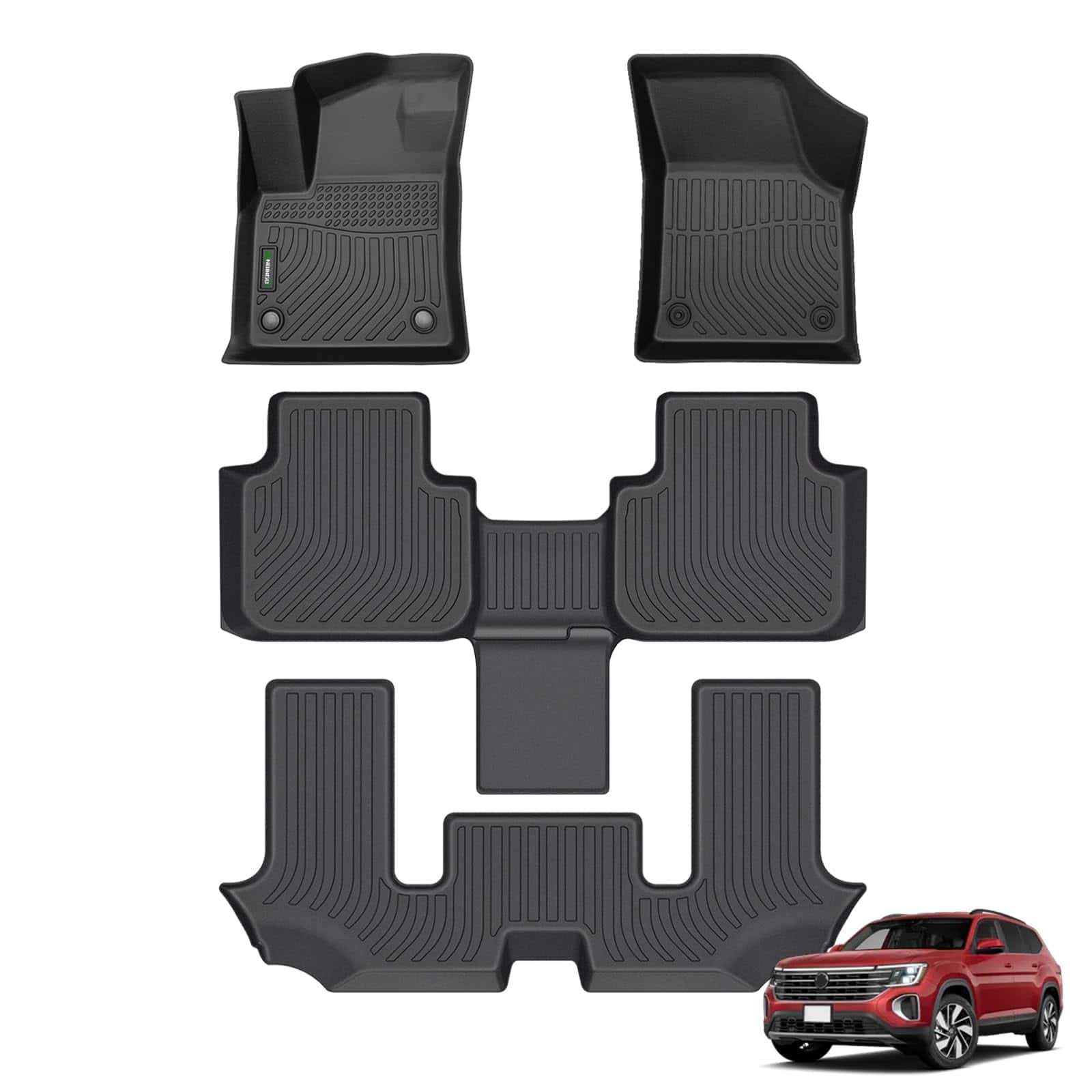 Tapetes para piso ANBINGO a medida para VW Atlas 2018-2025