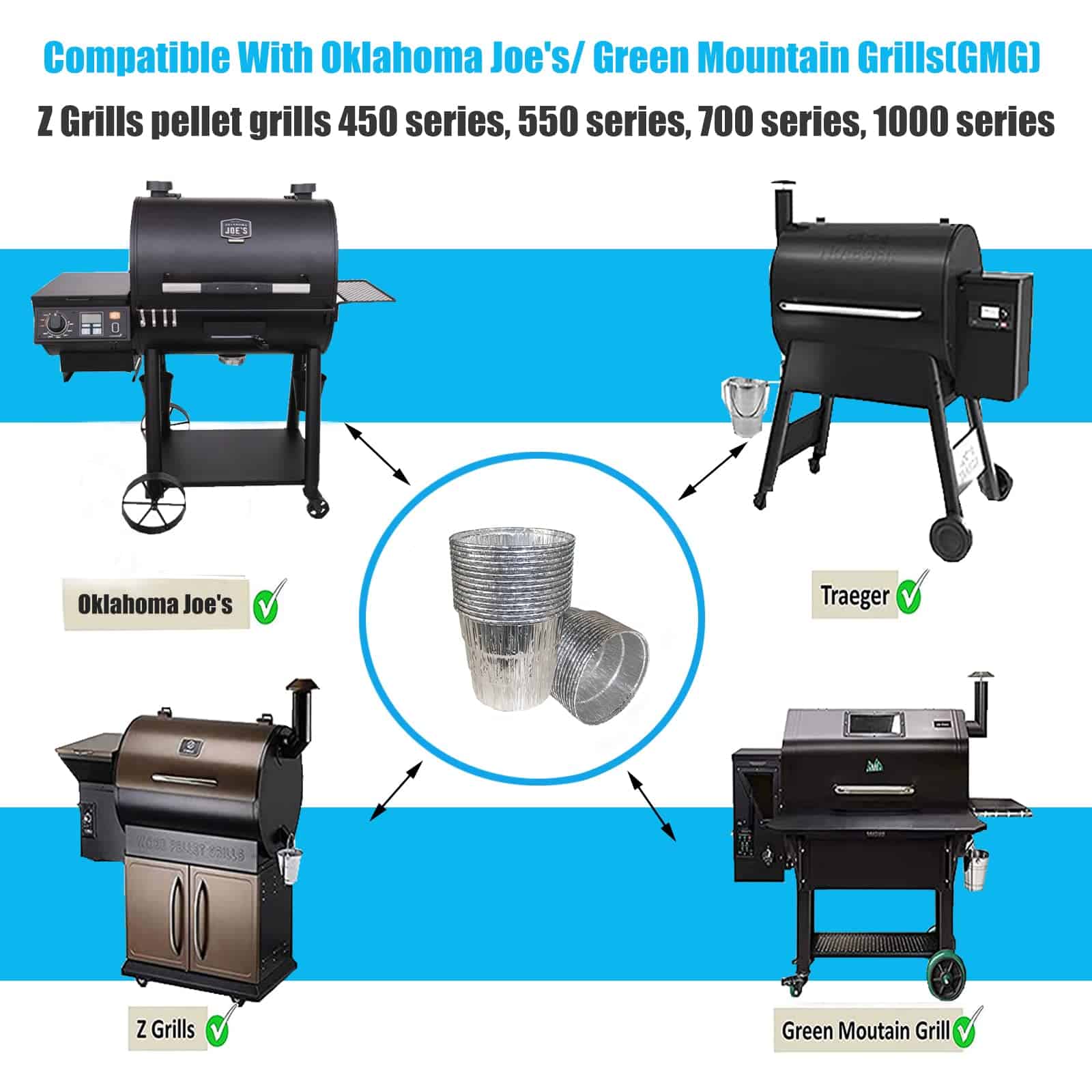 40 Paquete de Forros de Cubo de Grasa para Traeger Pro - Imagen 6