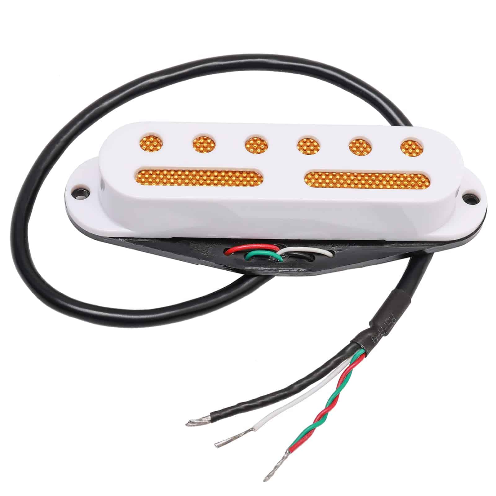 Conjunto de 3 pastillas de guitarra de bobina -Blanco - Imagen 6