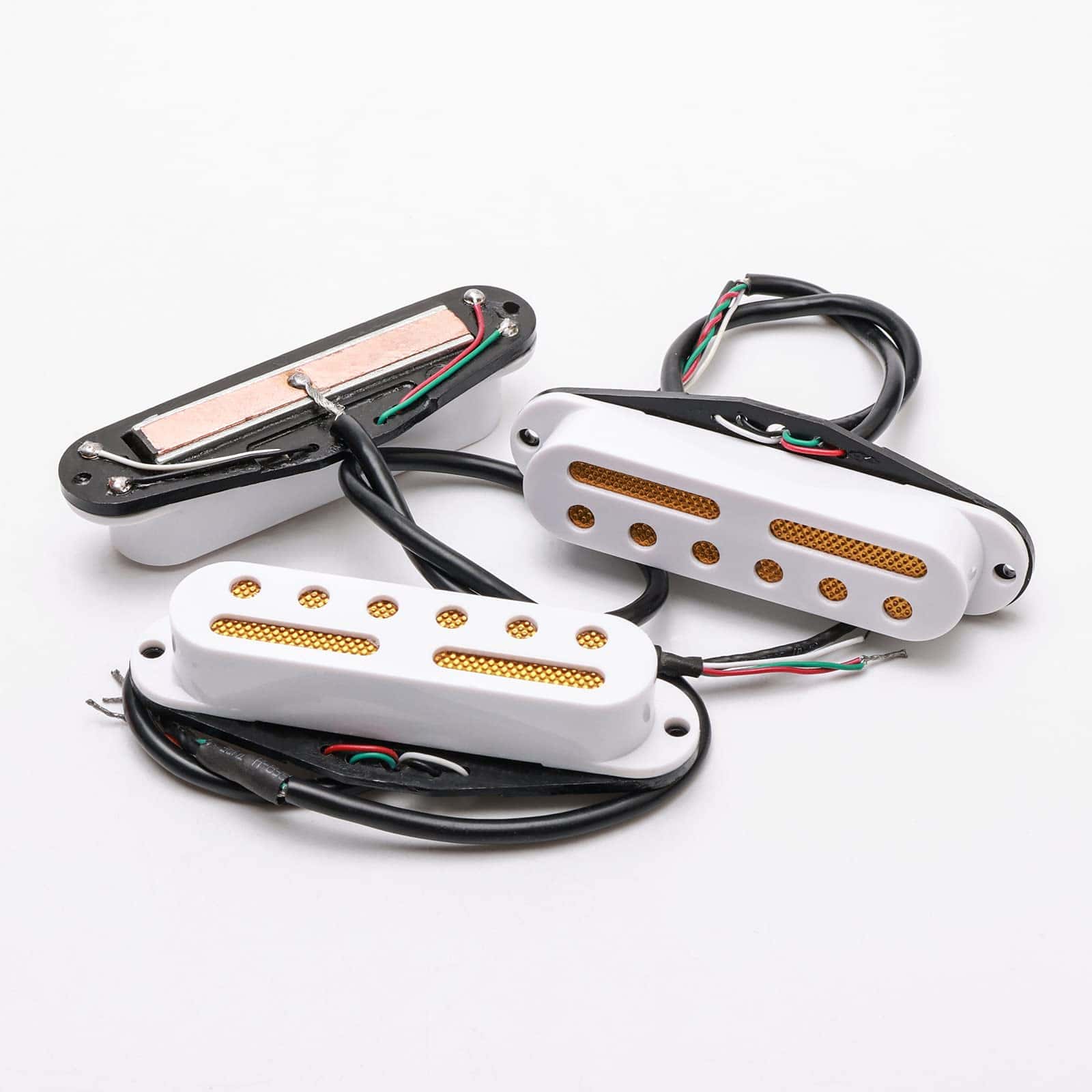 Conjunto de 3 pastillas de guitarra de bobina -Blanco - Imagen 8