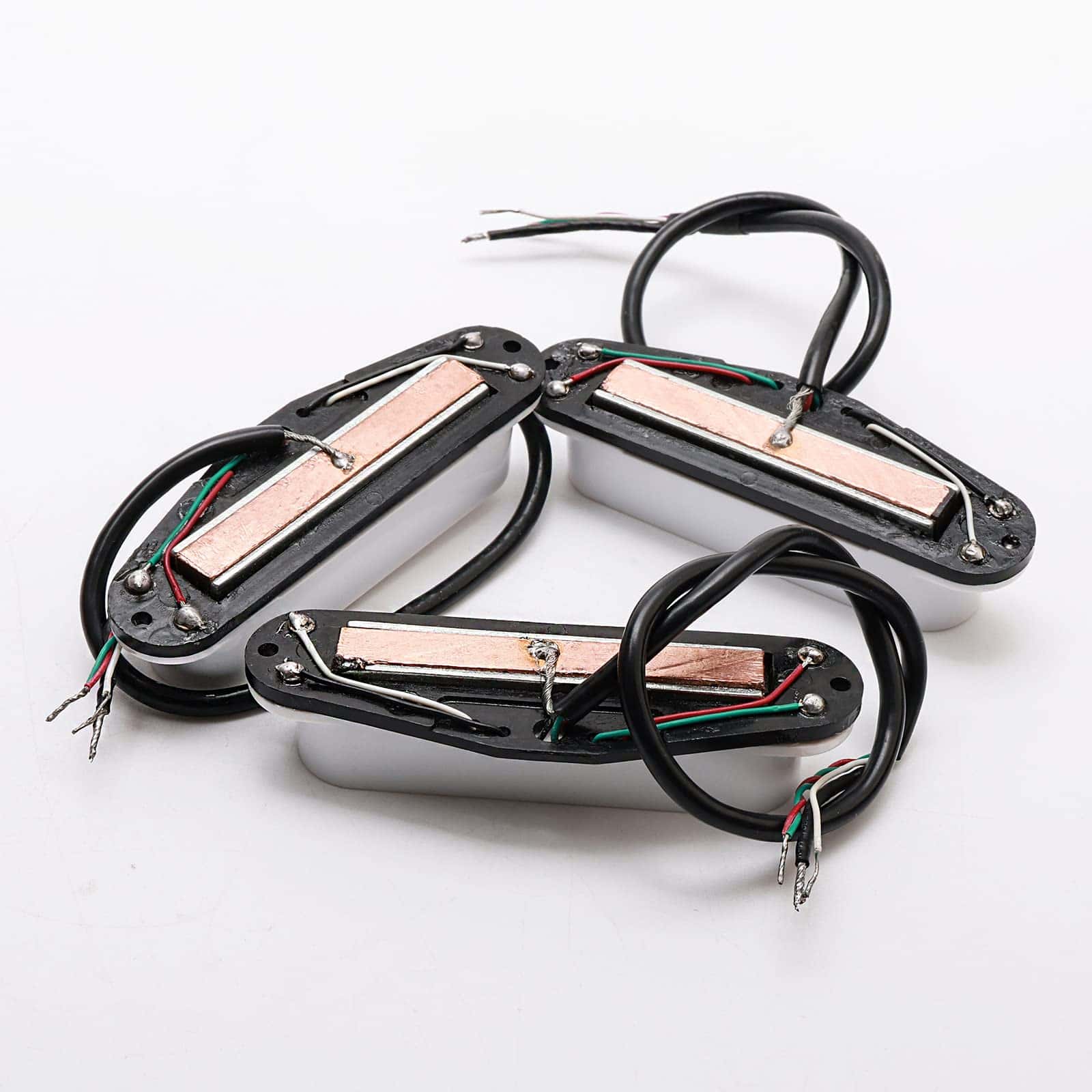 Conjunto de 3 pastillas de guitarra de bobina -Blanco - Imagen 7