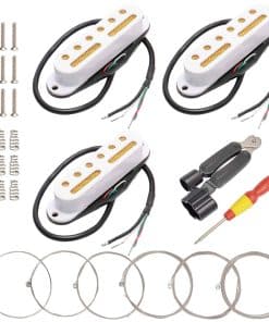 Conjunto de 3 pastillas de guitarra de bobina -Blanco