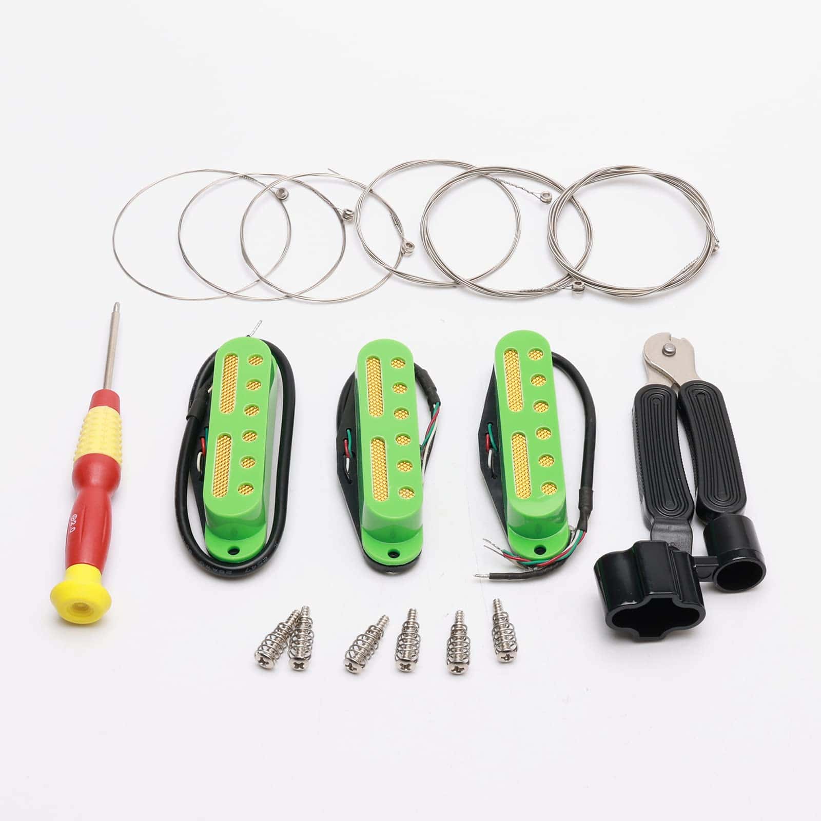 Set de 3 pastillas de guitarra de bobina simple Unxuey para - Imagen 3