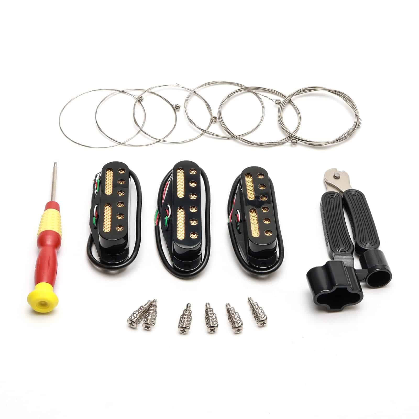 Conjunto de 3 pastillas de guitarra de bobina -Negro - Imagen 4