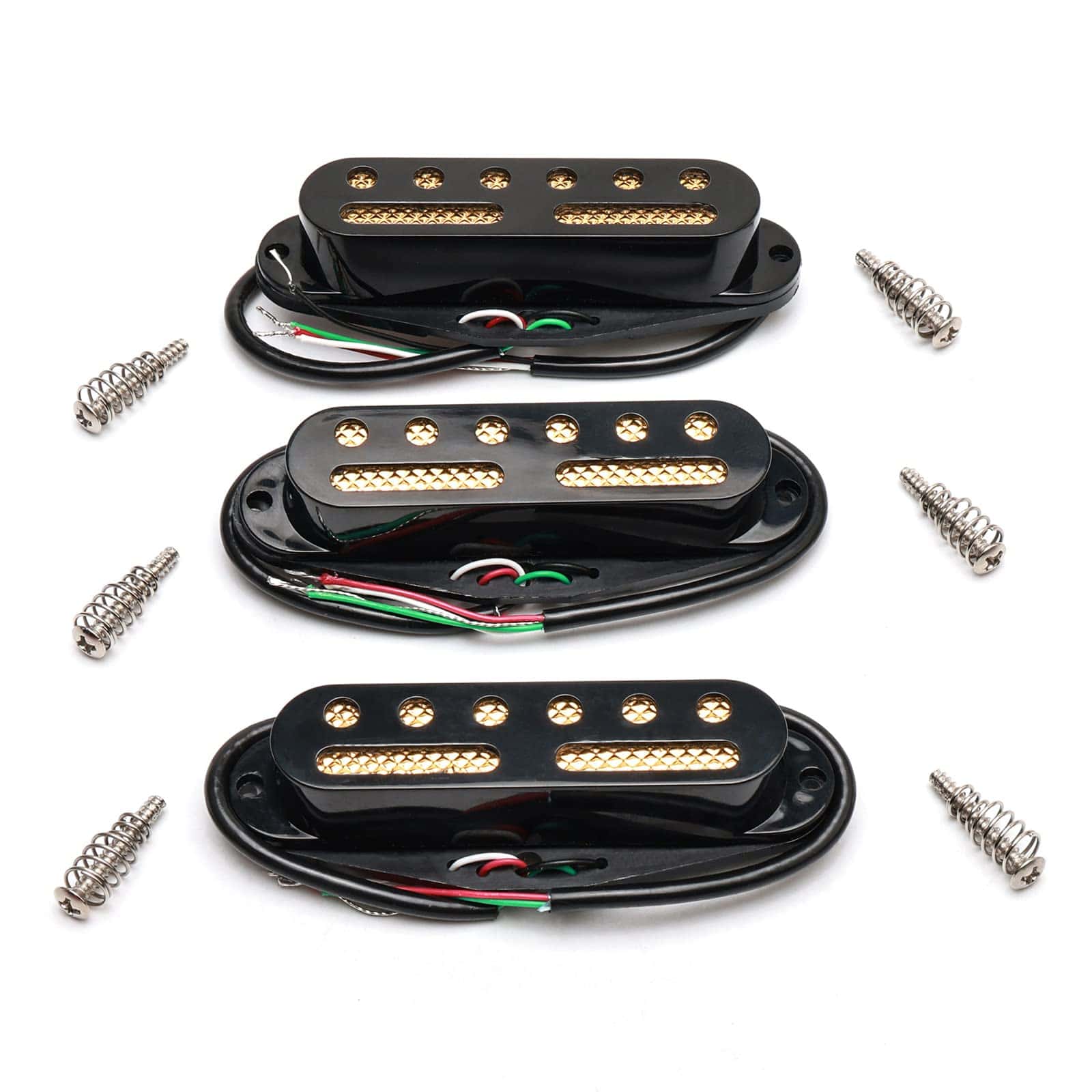 Conjunto de 3 pastillas de guitarra de bobina -Negro - Imagen 5