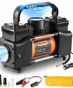 Inflador de neumáticos SECURIDE portátil, compresor de aire