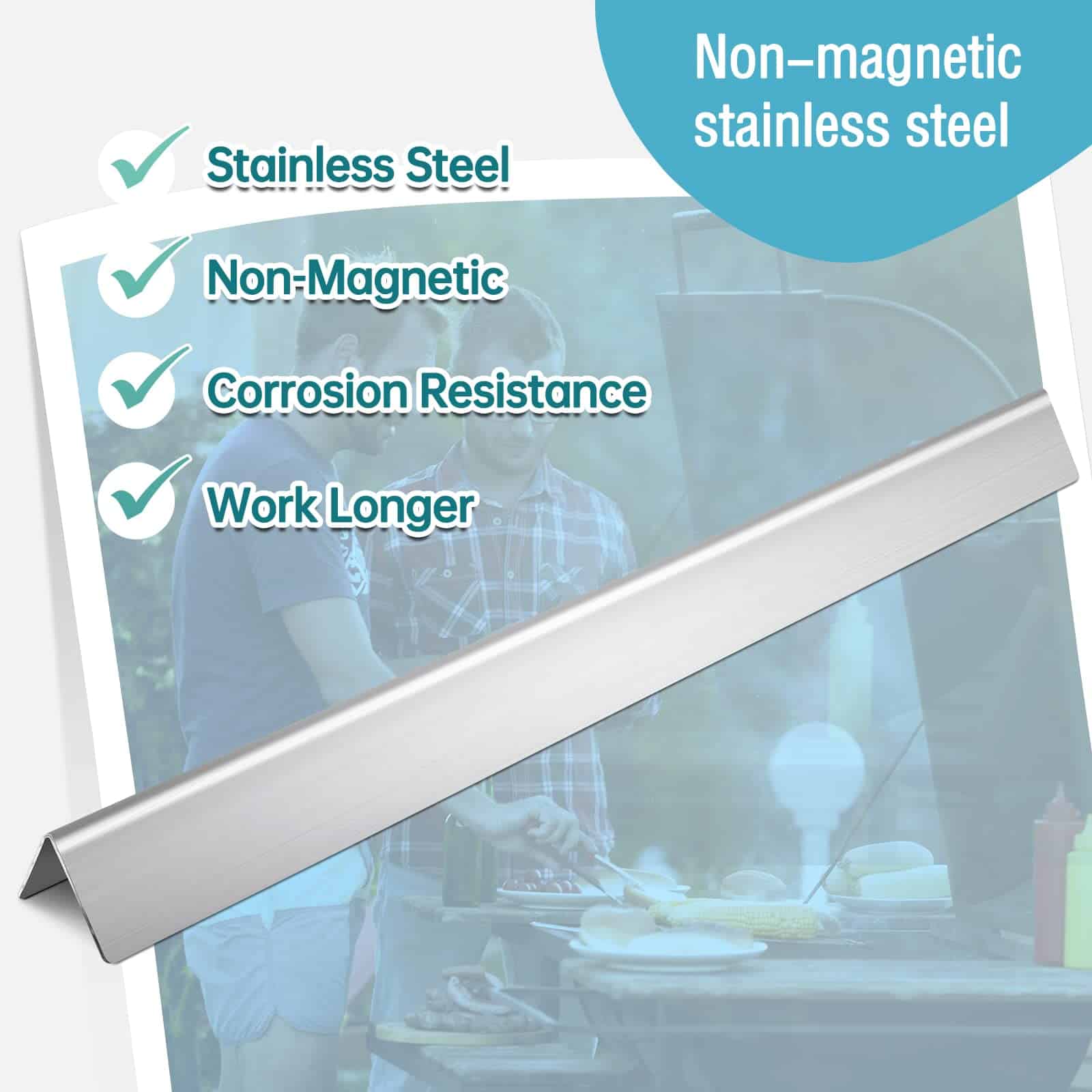 STCNADCR Reemplazo de Placa de Calor para Parrillas Weber - Imagen 7