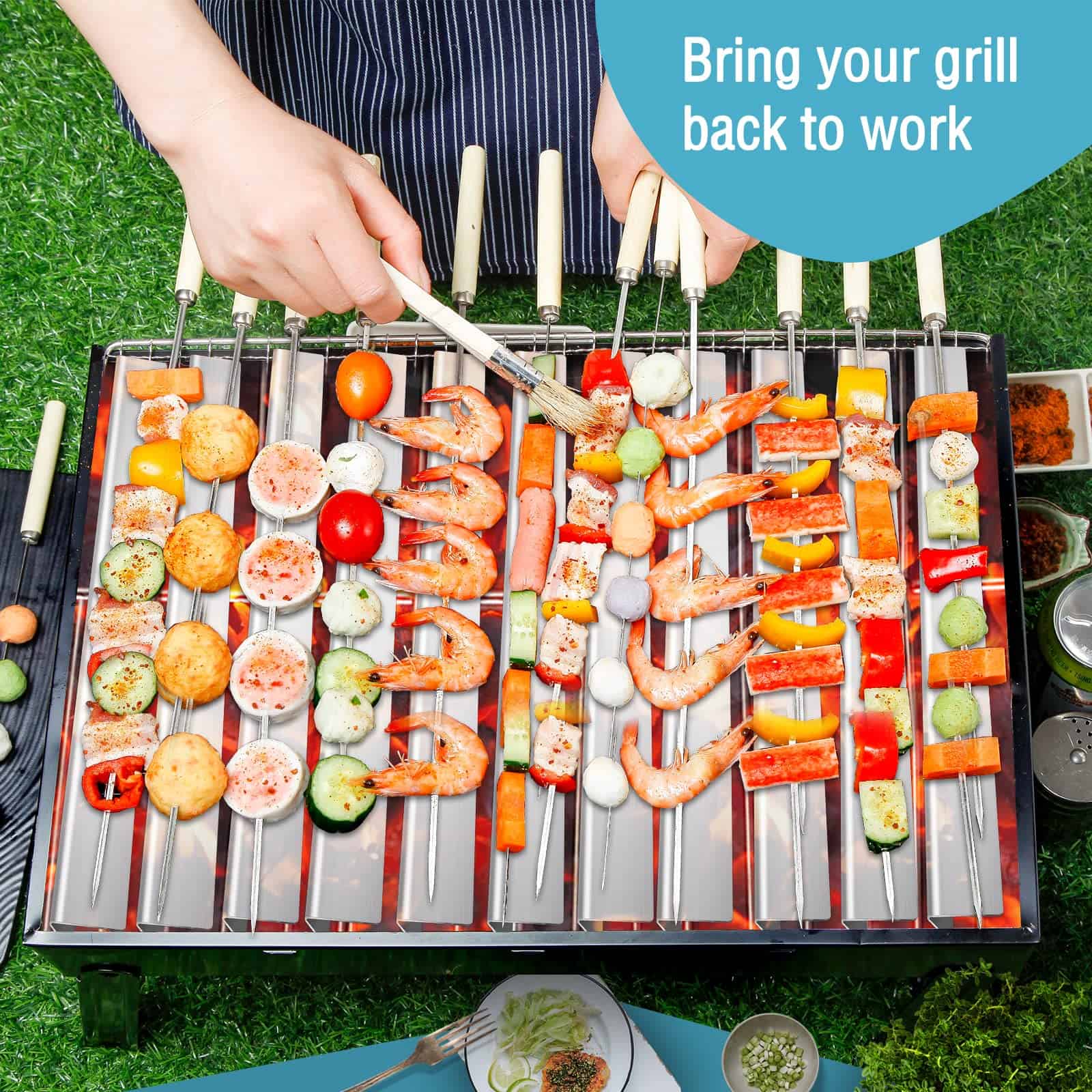 STCNADCR Reemplazo de Placa de Calor para Parrillas Weber - Imagen 9