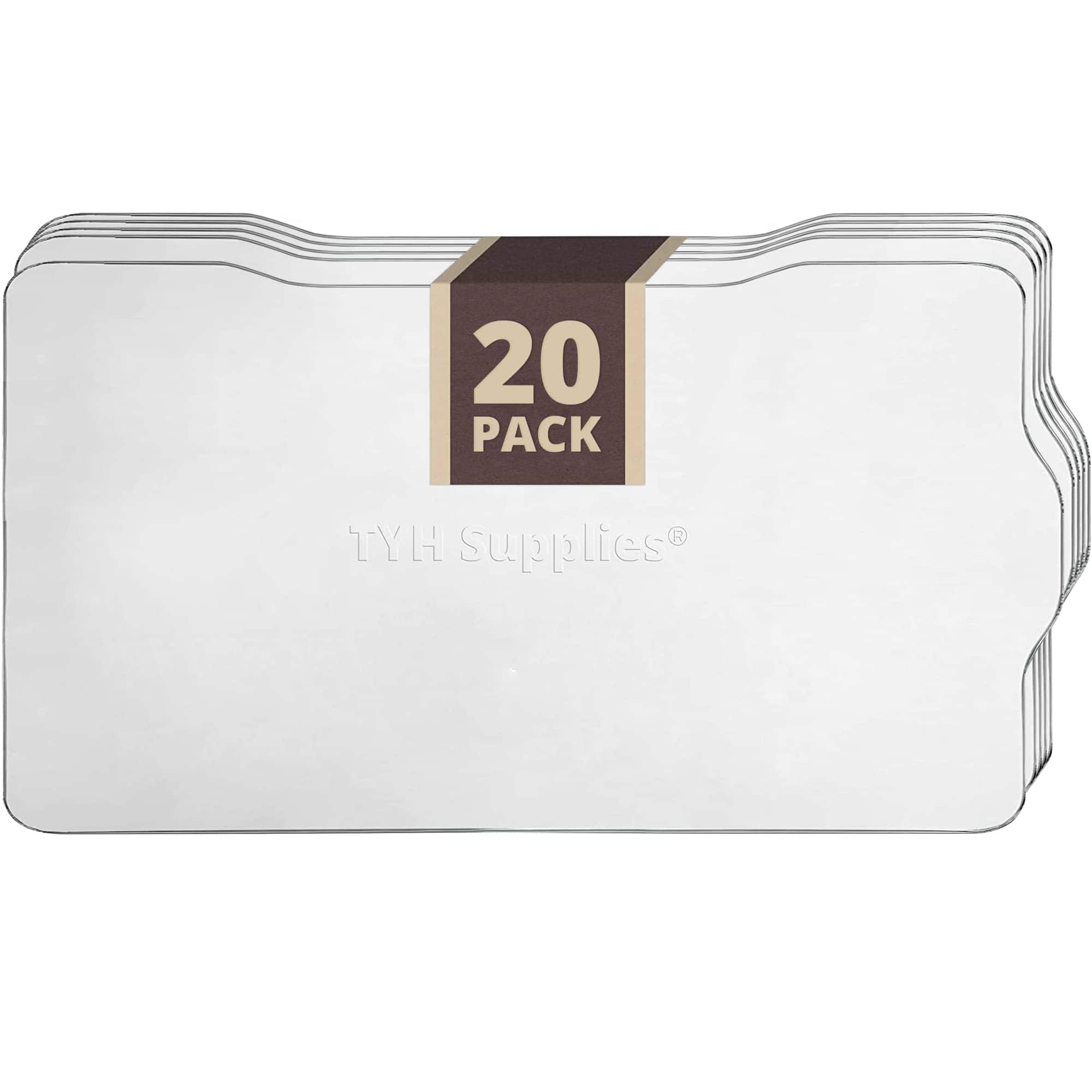 TYH Supplies 20 Pack Drip Tray Liners for Grill | - - Folded