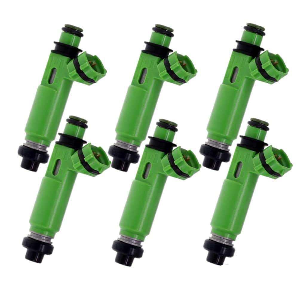 Amrxuts 195500-3170 6pcs 4 Holes Disc Fuel Injectors for