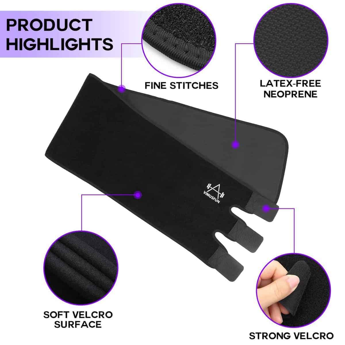 VIMUSFUN Cinturón para la Cintura para Mujeres Perder Grasa - Imagen 6