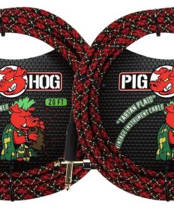 Pig Hog 2 Pack Cable de Instrumento en Tartán a Cuadros