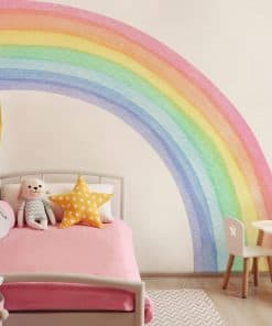 Decal Rainbow precortado, Pegatinas de pared de arcoíris