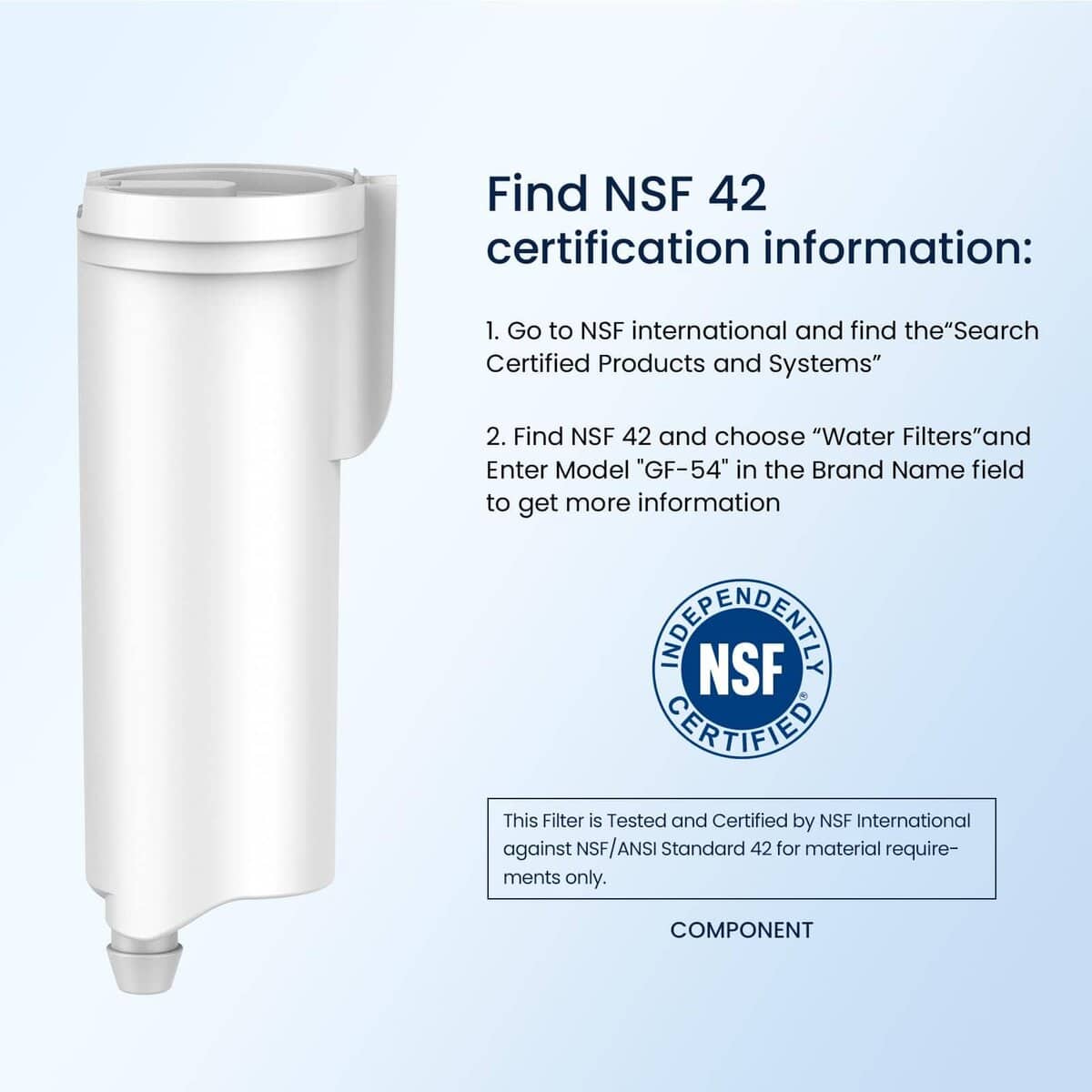 Filtro de agua de repuesto GLACIER FRESH para GE Profile - Imagen 4