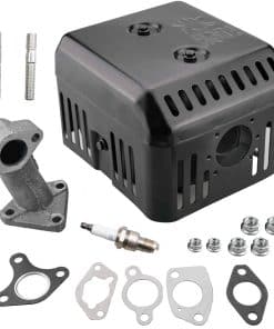 Conjunto de Silenciador de Escape JJing para Motor Predator