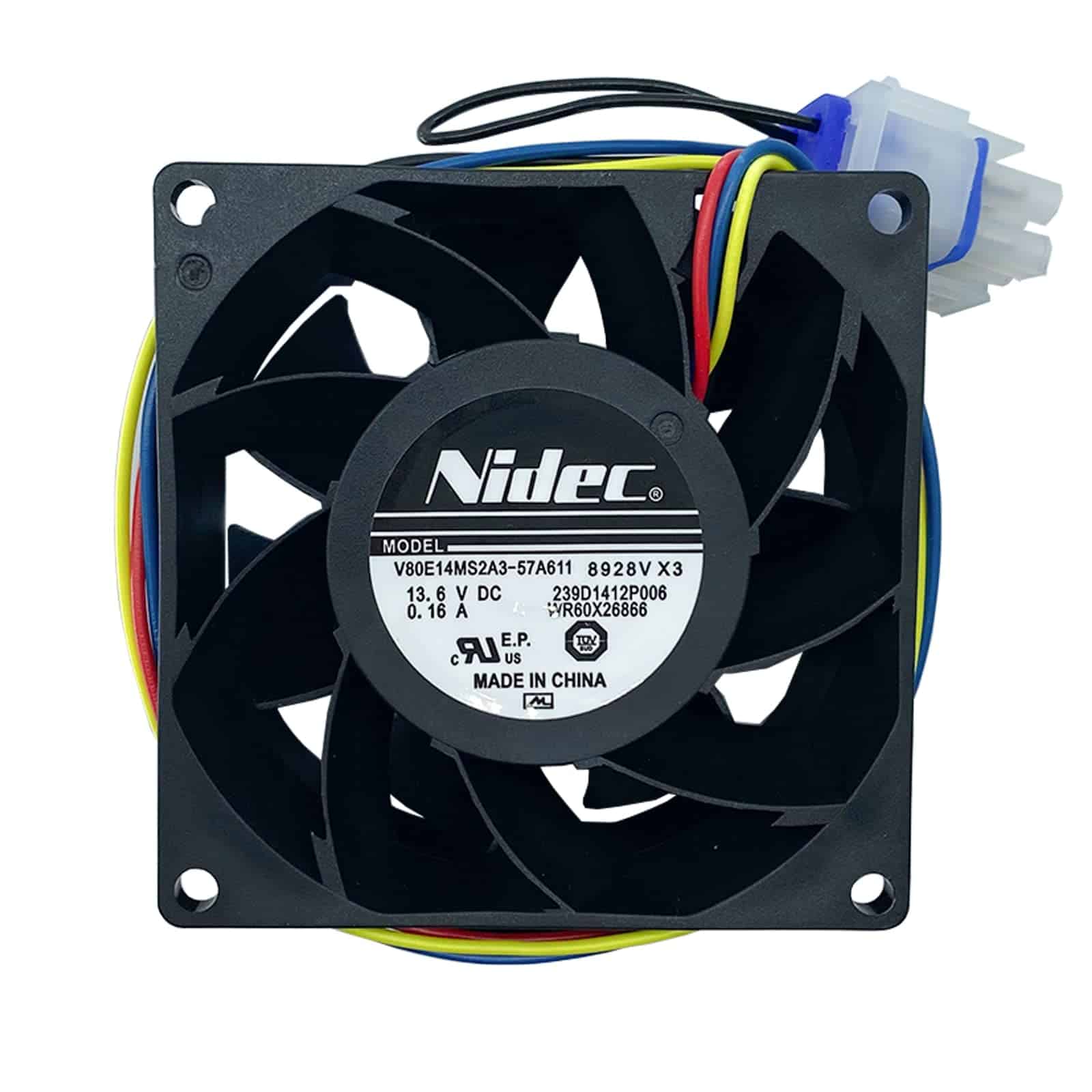 Motor del ventilador evaporador WR60X26866 actualizado,