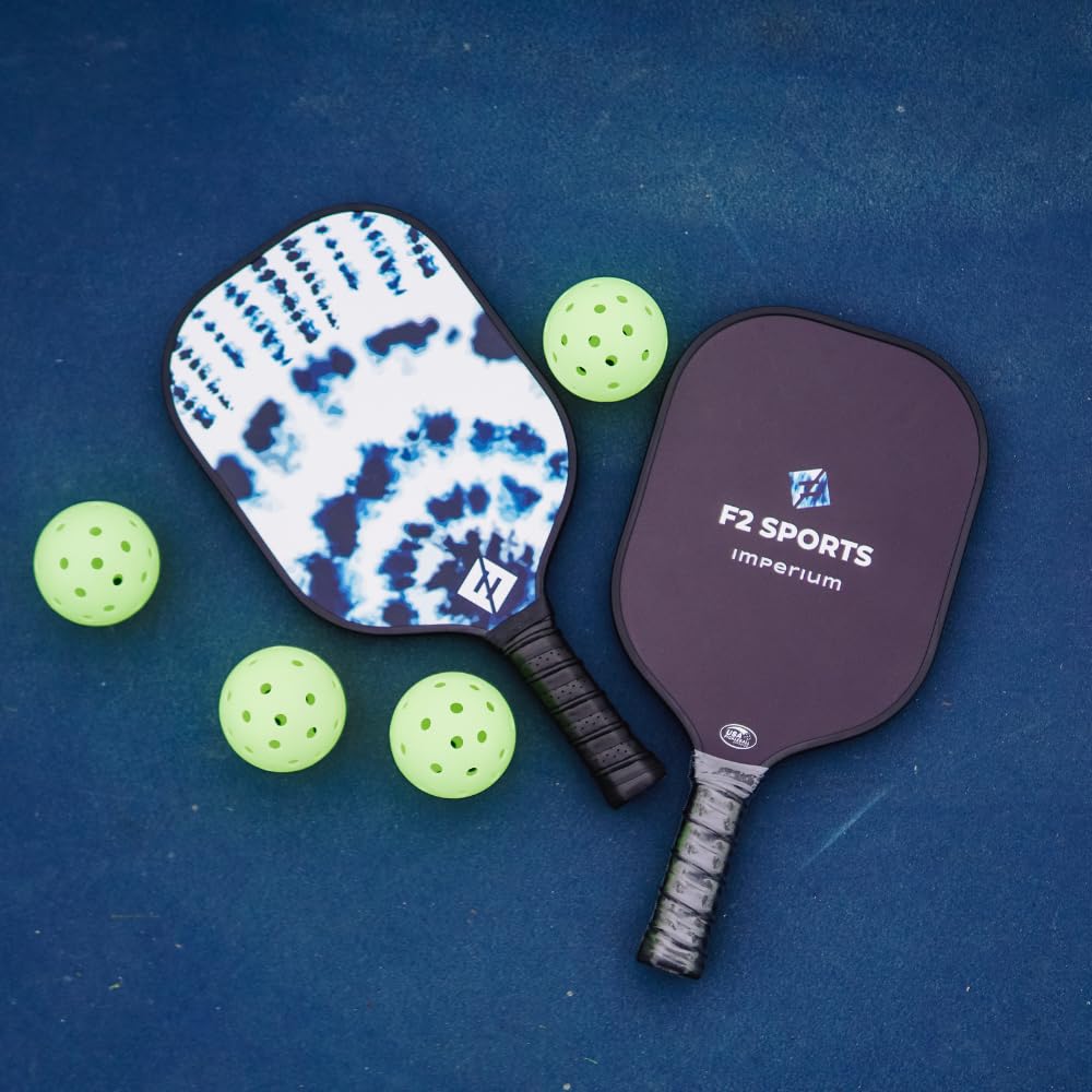 ¡Más Popular! Pala de Pickleball F2 Sports Graphite Blue - Imagen 9