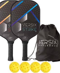 Paquete de 2 Raquetas de Pickleball VERSIX Strike 4F