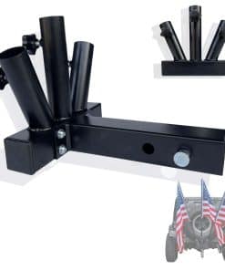 Soporte de Bandera Triple para Enganche de Remolque GOORIDA