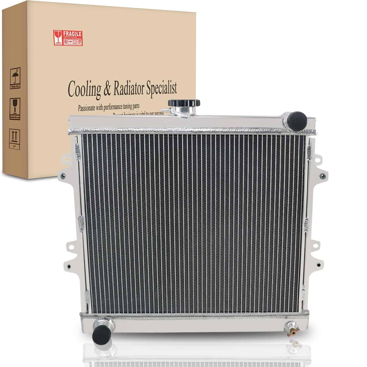 Radiador de Aluminio de 3 Filas para Toyota Pickup/4Runner