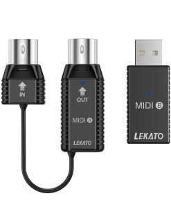 Adaptador MIDI inalámbrico LEKATO - Baja latencia ultra,