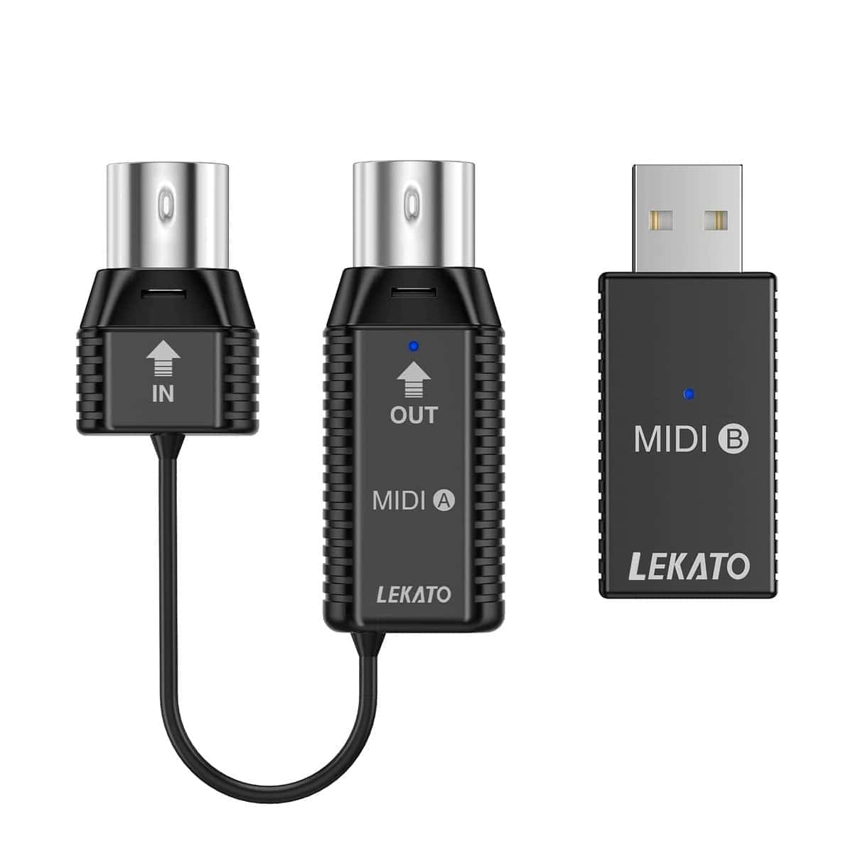 Adaptador MIDI inalámbrico LEKATO - Baja latencia ultra,