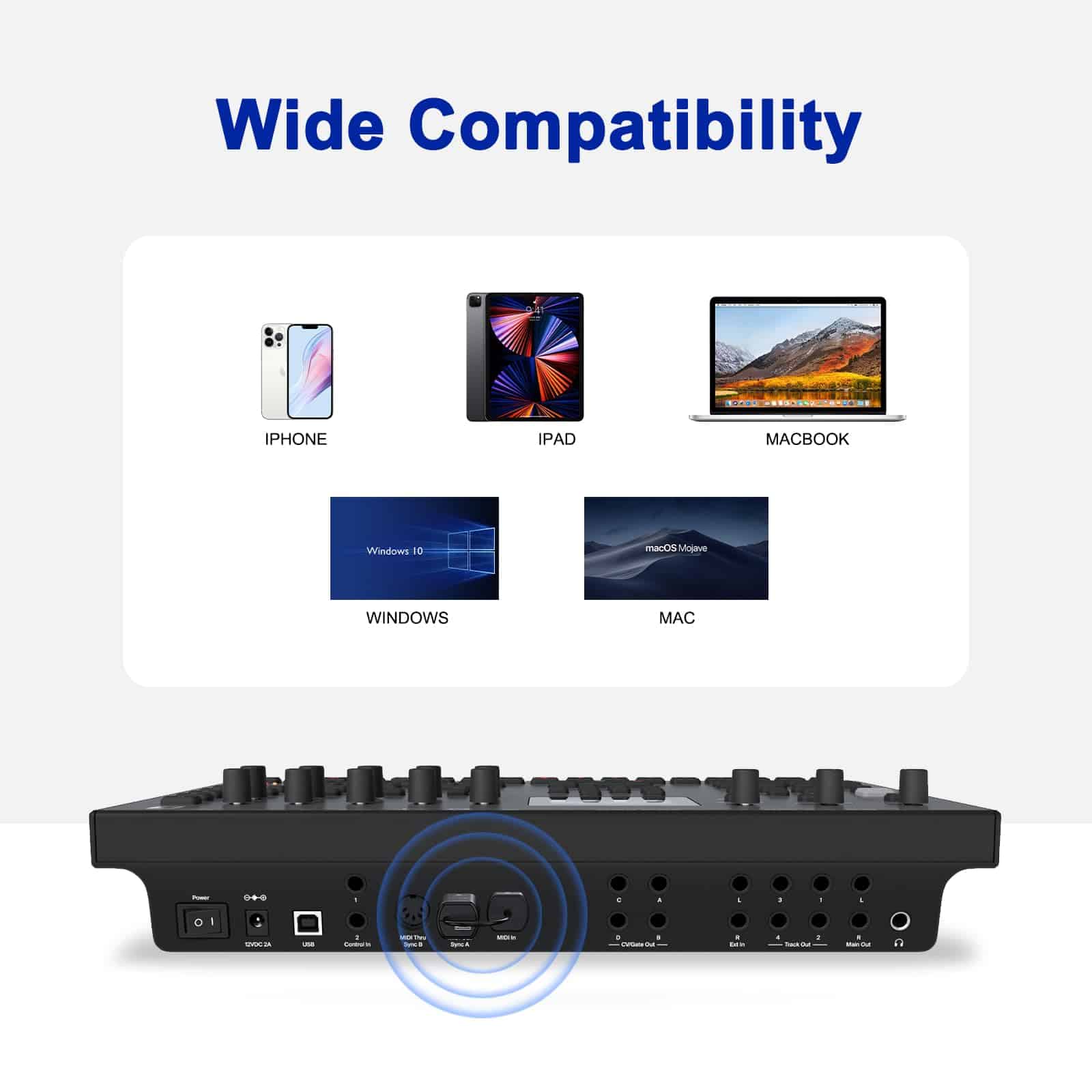 Adaptador MIDI inalámbrico LEKATO - Baja latencia ultra, - Imagen 7