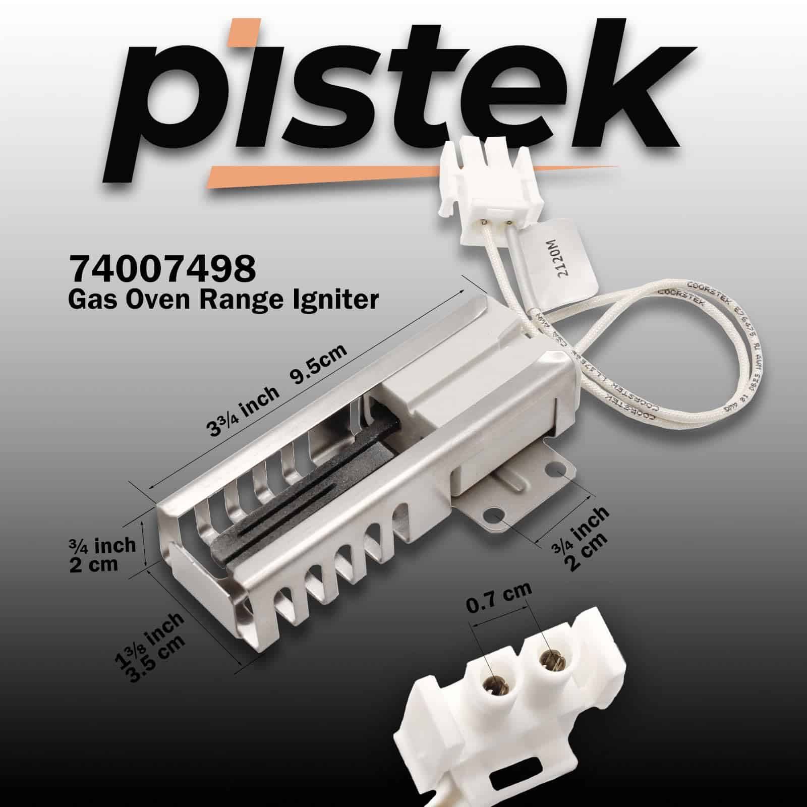 Pistek 74007498 Encendido de Horno de Gas para Whirlpool - Imagen 4