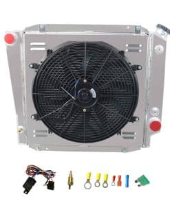 Radiador de aluminio de 3 filas CoolingSnow para Ford Early