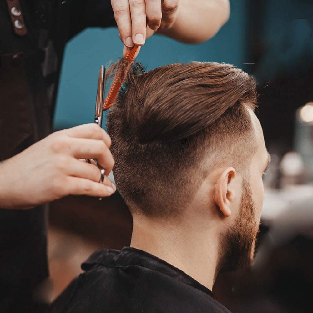 Capa de Barbero Negra BSFHH - Capa de Salón Profesional de - Imagen 5