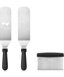 Juego de Espátulas de Acero Inoxidable de Grado Comercial