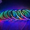 6PCS 8" Juego de Luces LED Decorativas de Altavoz de Coche