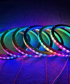 6PCS 8" Juego de Luces LED Decorativas de Altavoz de Coche