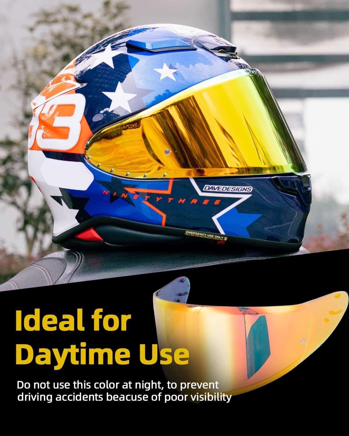 Soman RF-1400 Visera de Reemplazo de Escudo, CWR-F2 Visor - Imagen 3