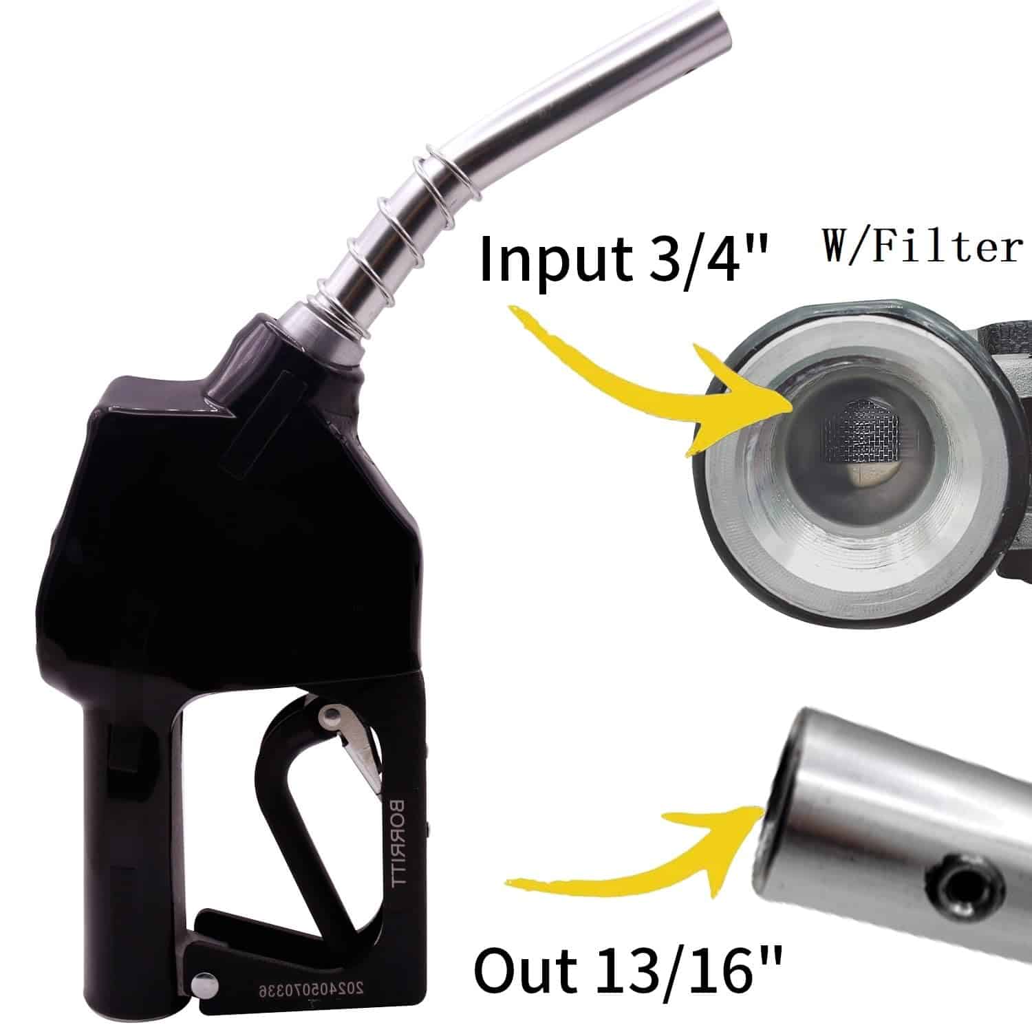 Boquilla de combustible automática BORRITT de 3/4 de - Imagen 4