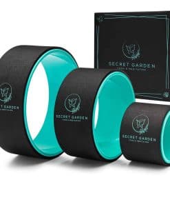 Set de 3 ruedas de yoga Secret Garden - Rollo Premium de