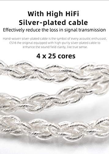 FEDAI CCA CS16 Audífonos In-Ear, 16BA HiFi Estéreo de - Imagen 7