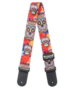 Correa de guitarra Art Attack Soft Cotton Sugar Skull Day
