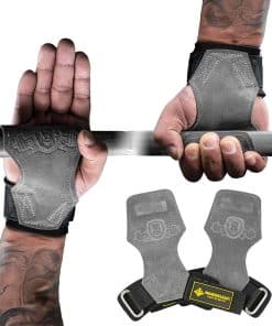 MANUEKLEAR Gym Straps, Dobles Correas -Gris