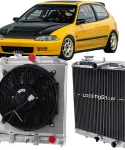 Radiador de Cuatro Filas de Núcleo para Honda Civic EJ EK