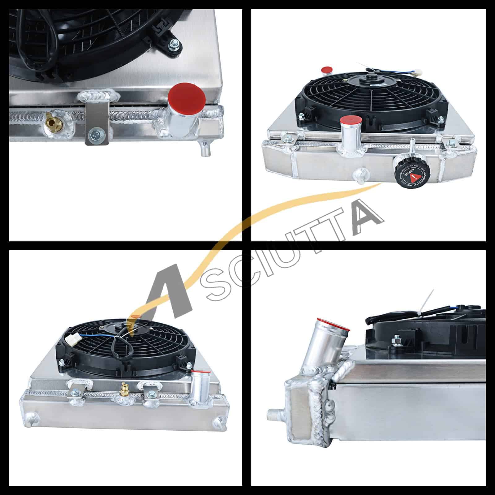 Radiador de Cuatro Filas de Núcleo para Honda Civic EJ EK - Imagen 7