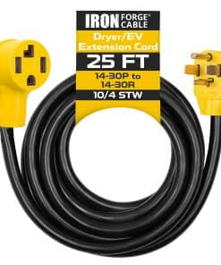 Cable de Extensión de Secadora/EV de 25 pies Iron Forge