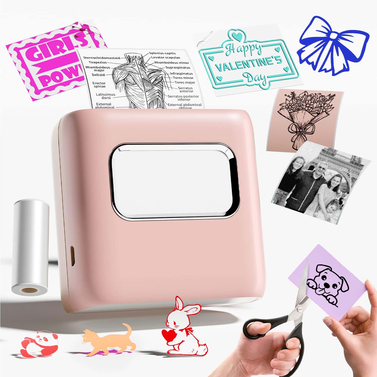 Impresora de Pegatinas Memoking - Impresora Térmica Mini