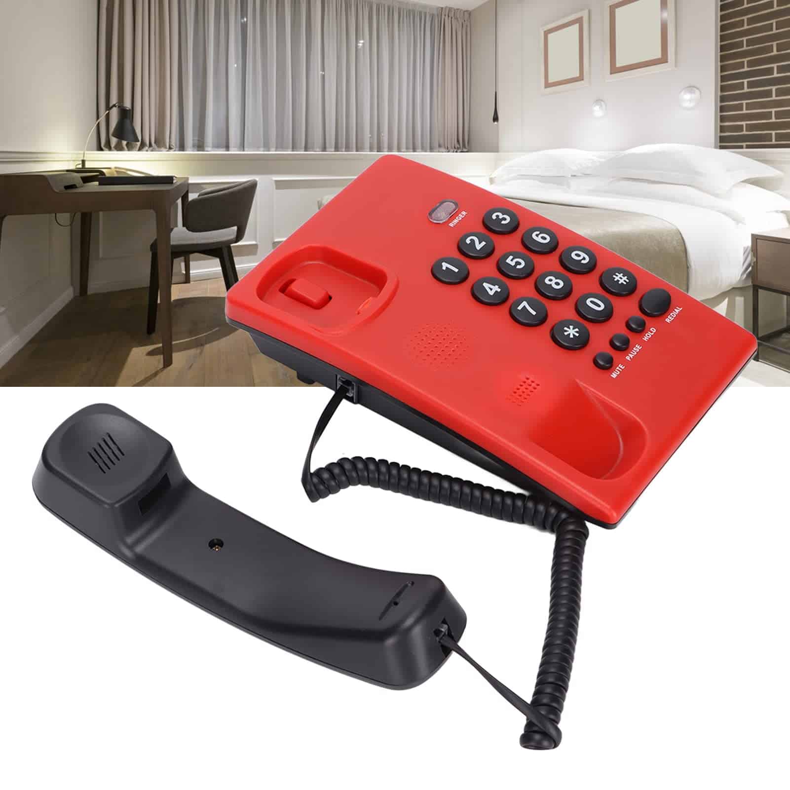 Teléfonos de Escritorio con Cable KX-T504, Teléfono Fijo - Imagen 6