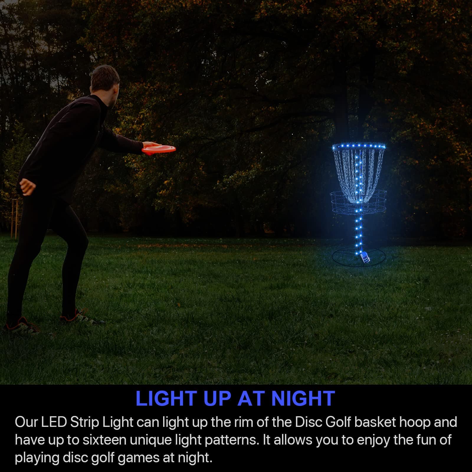 Waybelive Luces de Disc Golf LED, Luz de Borde de Disc Golf - Imagen 4
