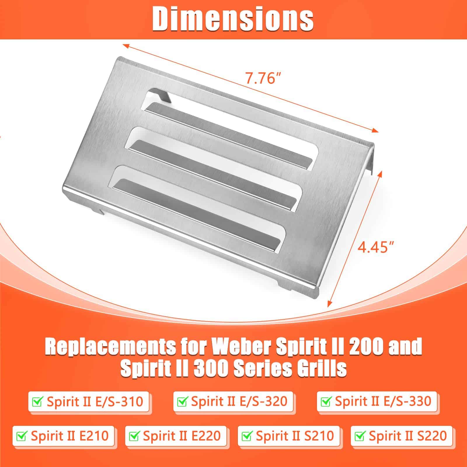 Deflector de calor QuliMetal 67060 para parrillas de la - Imagen 3