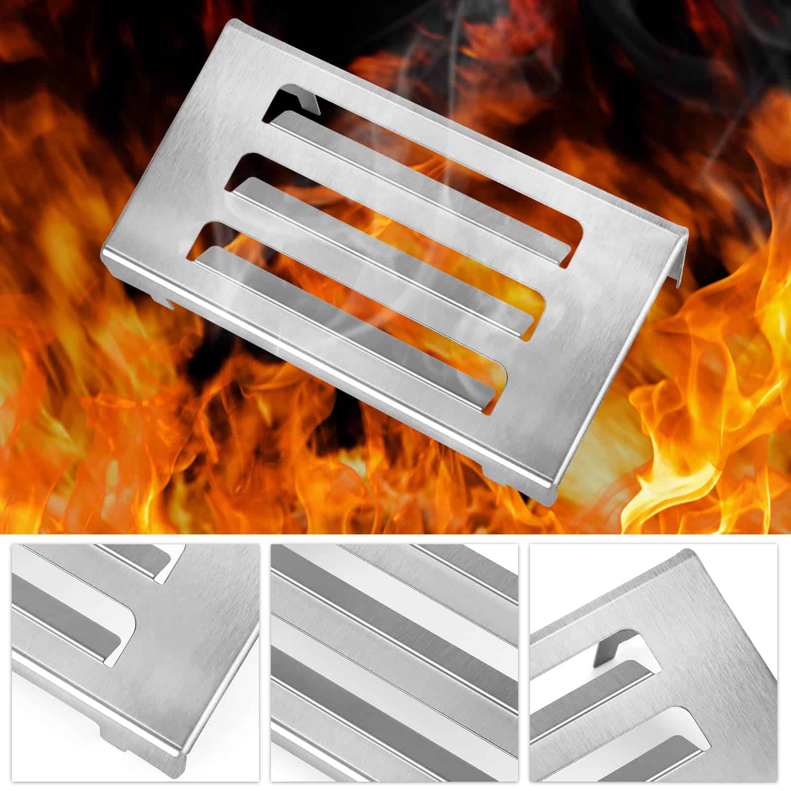 Deflector de calor QuliMetal 67060 para parrillas de la - Imagen 7