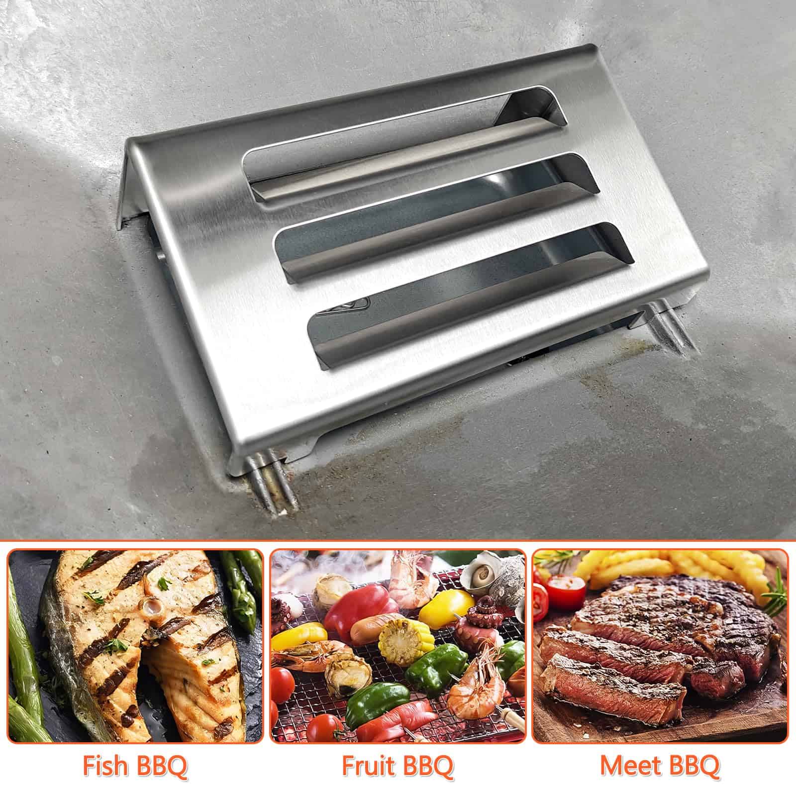 Deflector de calor QuliMetal 67060 para parrillas de la - Imagen 6